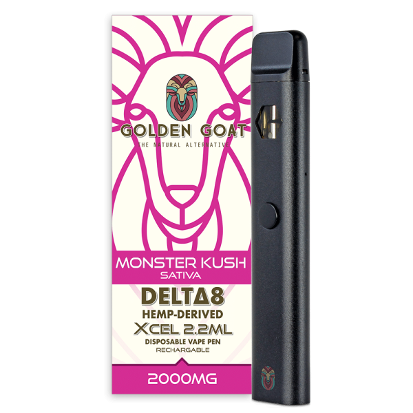 02618c3b-778d-4b92-a182-53c0ca1929d9 Golden Goat Delta-8 THC Vape Device 2000mg - Monster Kush