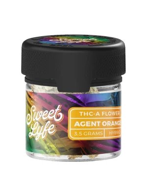 Sweet Lyfe THC-A Flower - Agent Orange - Hybrid 3.5G