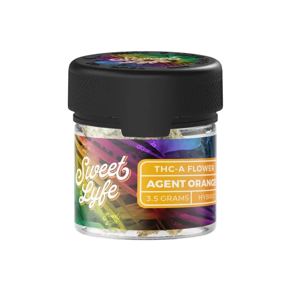 1e47c8d2-9270-4c05-9ec2-44936c2934e7 Sweet Lyfe THC-A Flower - Agent Orange - Hybrid 3.5G