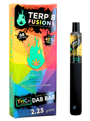 Terp 8 THCA + D8 Live Resin Disposable Dab Bar - Thin Mint - 2.25g