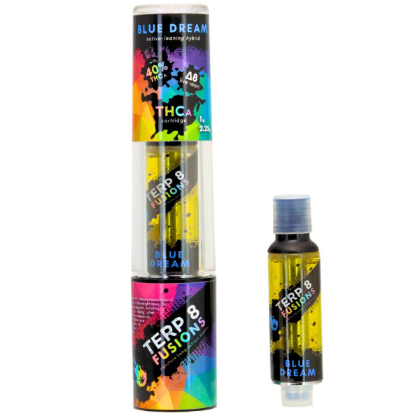 364b028c-83b7-4815-80f7-2ea18f77a64e Terp 8 THCA + D8 Live Resin Cartridge - Grandaddy Purps - 2.25g