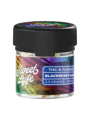 Sweet Lyfe THC-A Flower - Blackberry Kush - Indica 3.5G