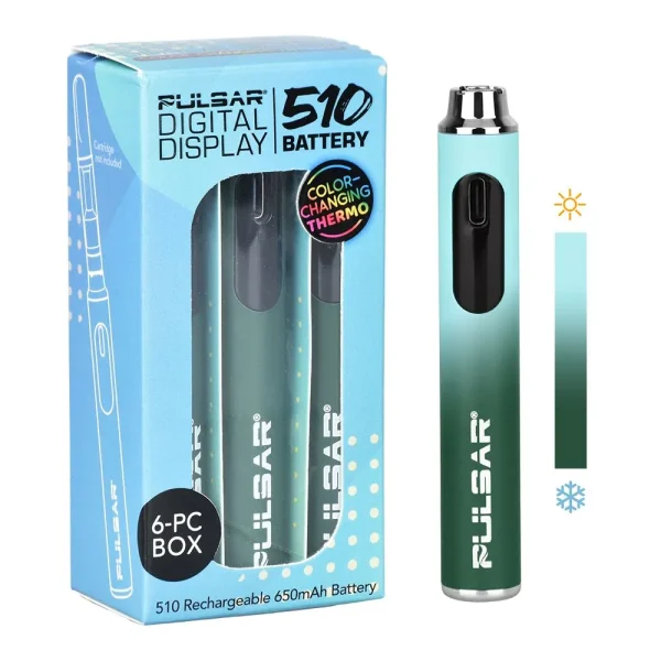 4f24496e-9f0c-48b7-afa5-8ffe3ba46703 Pulsar Digital Display Thermo Change 510 Battery | 650mAh