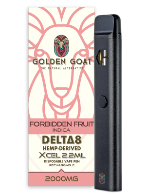 Golden Goat Delta-8 THC Vape Device 2000mg - Forbidden Fruit