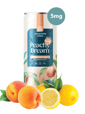 Hometown Hero 5mg THC Lemonade - Peachy Dream