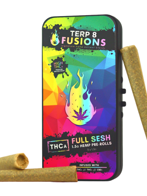 Terp 8 Full Sesh 1.5g THCa Pre-Rolls - 3ct