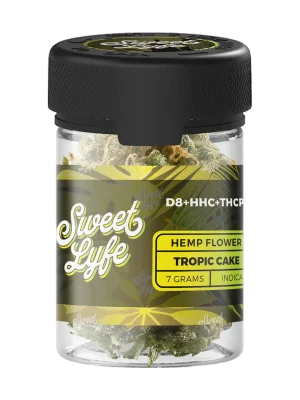 Sweet Lyfe Hemp Flower D8+HHC+THCP - 7g - Tropic Cake - Indica