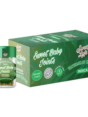 Sweet Lyfe Sweet Baby Joints D8+HHC+THCP - Watermelon Zkittles - Indica