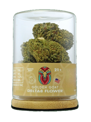 Golden Goat Delta-8 Flower - Cookies - Hybrid - 3.5g
