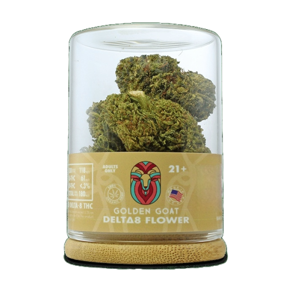 884773a1-d4e5-46d4-a2a3-ea60b6c4480c Golden Goat Delta-8 Flower - Cookies - Hybrid - 3.5g