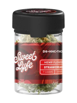 Sweet Lyfe Hemp Flower D8+HHC+THCP - 7g - Strawcream - Hybrid
