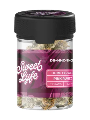 Sweet Lyfe Hemp Flower D8+HHC+THCP - 7g - Pink Runtz - Sativa
