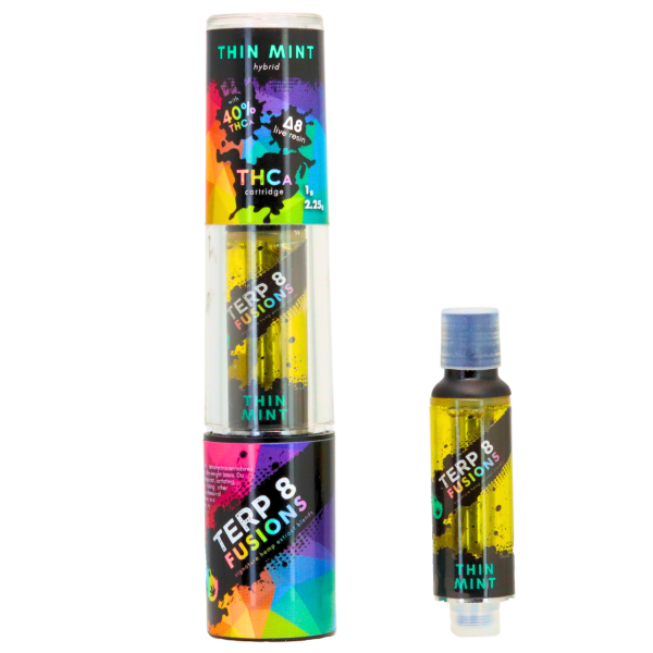 924be7a0-d1a0-4178-8bb8-a6d8bd26ecb5 Terp 8 THCA + D8 Live Resin Cartridge - Pineapple Express - 1g