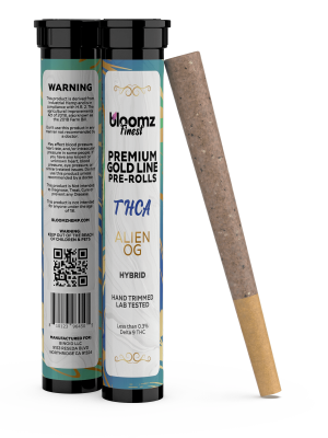 Bloomz Exotic THCA Pre-Rolls Gold Line – 3-Pack/6 Pack