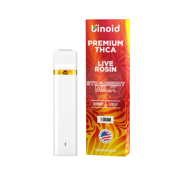 Binoid-1-Gram-THCA-Disposable-Vapes-–-Live-Rosin-Strawberry-Milk Binoid 1 Gram THCA Disposable Vapes – Live Rosin