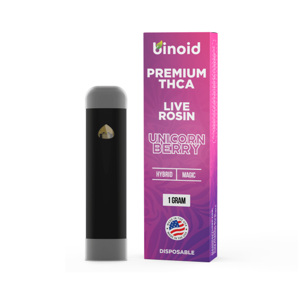 Binoid-1-Gram-THCA-Disposable-Vapes-–-Live-Rosin-Unicorn-Berry Binoid 1 Gram THCA Disposable Vapes – Live Rosin