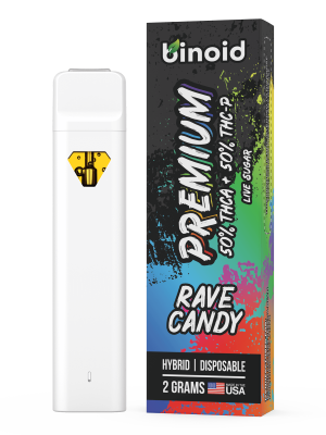 Binoid Live Sugar THCA + THC-P Disposable Vape – Pure 50/50