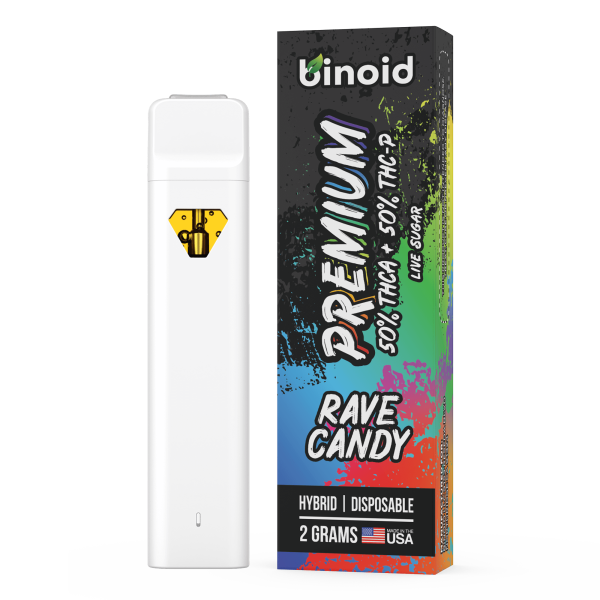 Binoid-Live-Sugar-THCA-THC-P-Disposable-Vape-–-Pure-5050-Rave-Candy Binoid Live Sugar THCA + THC-P Disposable Vape – Pure 50/50