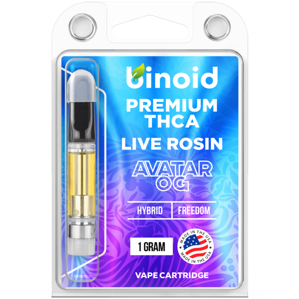 Binoid THCA Vape Cartridge – Live Rosin