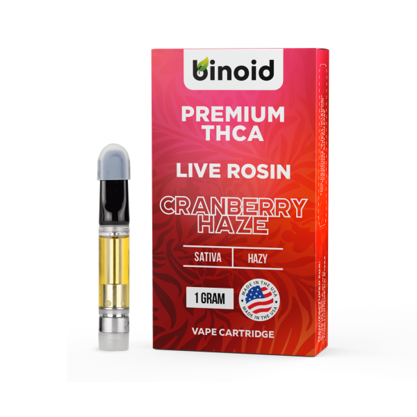 Binoid THCA Vape Cartridge – Live Rosin