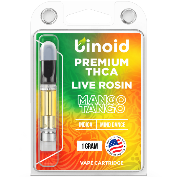 Binoid THCA Vape Cartridge – Live Rosin