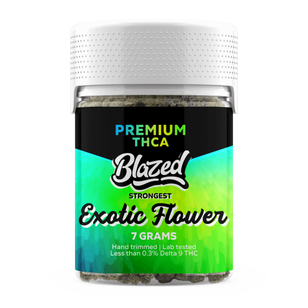 Blazed-Exotic-Flower-7g-Hemp-Flower-BestHemp-Where-To-Buy-How-To-Buy-OnlineSmokeShop-GoodPrice-GetNearMe-LowestCoupon-DiscountStore-Shoponline-THCOnline-Stronges (2) Blazed Exotic THCA Flower – Indica