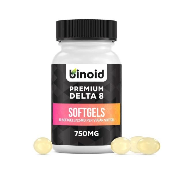 Binoid Delta 8 THC Softgel Capsules