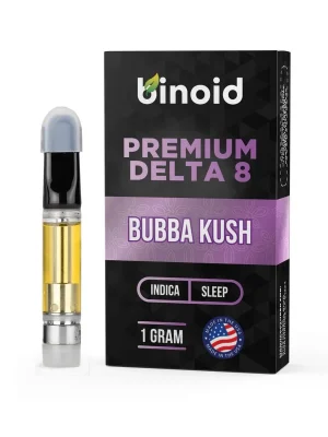 Binoid Delta 8 THC Vape Cartridge - Bubba Kush