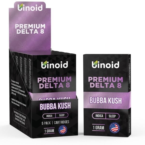 Binoid Delta 8 THC Vape Cartridge - Bubba Kush