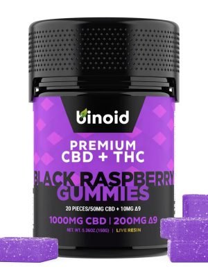 38% OFF! Binoid Delta 9 THC Gummies - Black Raspberry