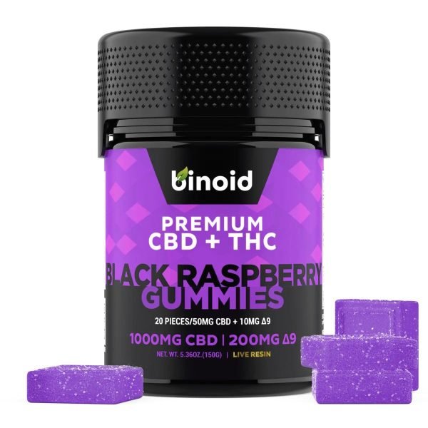 DELTA-9-THC-GUMMIES-BLACK-RASPBERRY-17d97 38% OFF! Binoid Delta 9 THC Gummies - Black Raspberry