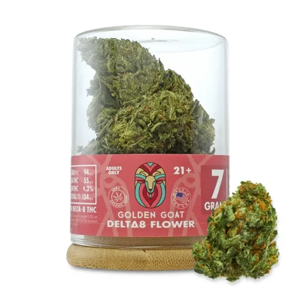 Delta-8-7g-Flower-Diesel-Sativa Golden Goat Delta-8 Flower - Diesel - Sativa - 7g