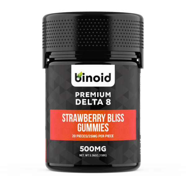 Binoid Delta 8 THC Gummies - Strawberry Bliss