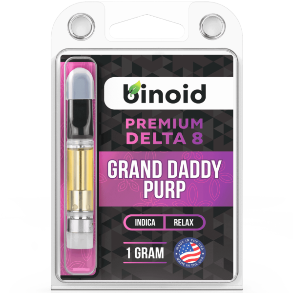 Delta-8-THC-vape-cartridge-Grand-Daddy-Purp-1-gram-buy-online Binoid Delta 8 THC Vape Cartridge - Grand Daddy Purp