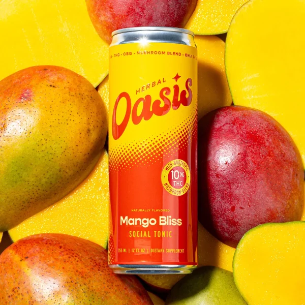 OAS-12OZ-10MG-MB-MC-4 cbdMD Herbal Oasis Social Tonic - Mango Bliss