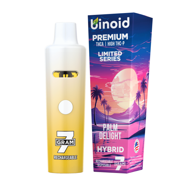 PalmDelight-THCA-Disposable-Vape-High-Smoking-LowPrice-Best-THCP Binoid 7 Gram THCA + High THC-P Disposable Vape – Limited Series