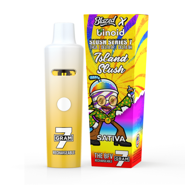 Slush-Series-Island-Slush-7-Gram-Review-Take-Work-Online-Best-Brand-Price-Get-Near-Me-Lowest-Coupon-Discount-Store-Shop-Vapes-Carts-Online-Binoida6f4 Blazed x Binoid 7 Gram THCA Disposable Vape – Slush Series