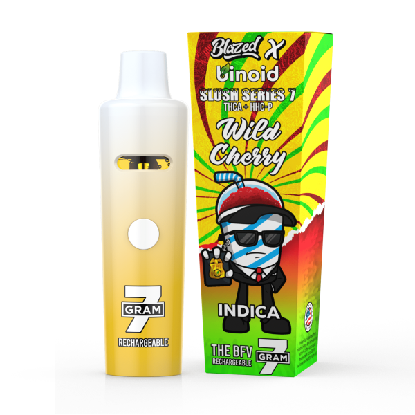 Slush-Series-Wild-Cherry-7-Gram-Review-Take-Work-Online-Best-Brand-Price-Get-Near-Me-Lowest-Coupon-Discount-Store-Shop-Vapes-Carts-Online-Binoid (1) Blazed x Binoid 7 Gram THCA Disposable Vape – Slush Series