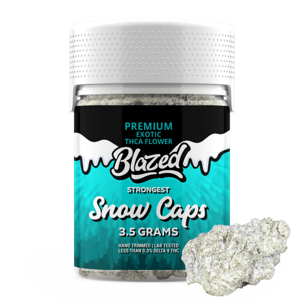 Snow-Caps-3 Blazed Strongest Exotic THCA Snow Caps