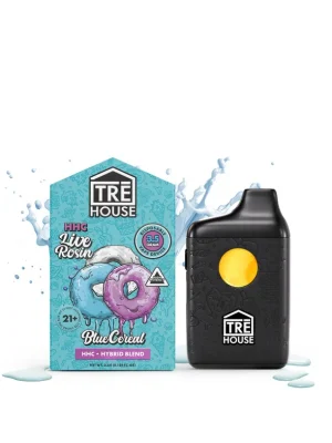 TRĒ House Live Rosin HHC Disposable Vape - Blue Cereal - 3.5G
