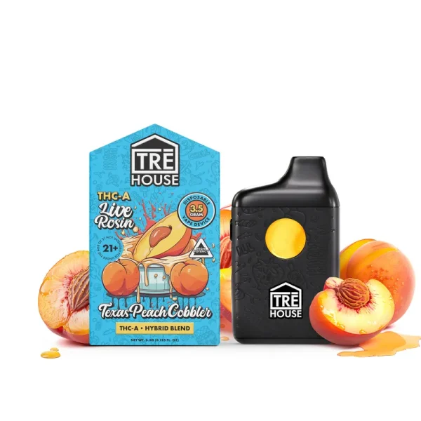 TreHouse-BestBrand-GoodPrice-GetNearMe-LowestCoupon-DiscountStore-Shoponline-Where-to-Buy-2Grams-Strongest-Smoke-ShopBinoid TRĒ House Live Rosin THCA Disposable Vape - 3.5G