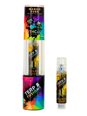 Terp 8 THCA + D8 Live Resin Cartridge - Mango Kush - 1g