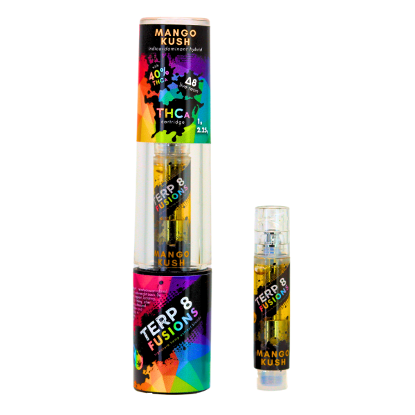 a766fdb8-2df8-42f9-a1f1-77896191ca58 Terp 8 THCA + D8 Live Resin Cartridge - Mango Kush - 1g