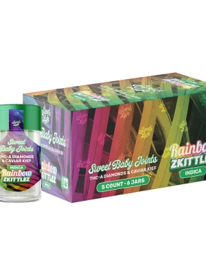 Sweet Lyfe Sweet Baby Joints THC-A Diamonds & Caviar Kief - Rainbow Zkittlez- Indica