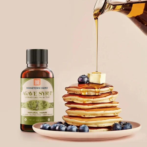 agave-syrup-thc-pour Hometown Hero Agave THC Syrup - Natural