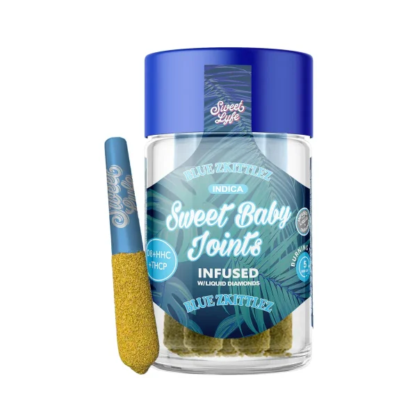 b965ee46-0a8f-4b96-8382-22a9114c0134 Sweet Lyfe Sweet Baby Joints D8+HHC+THCP - Blue Zkittlez - Indica