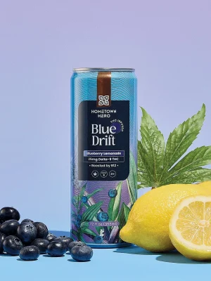 Hometown Hero 25mg THC Lemonade - Blue Drift