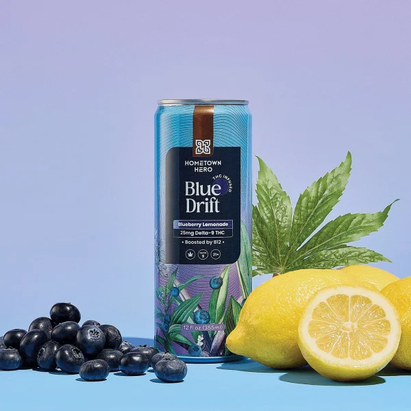 Hometown Hero 25mg THC Lemonade - Blue Drift