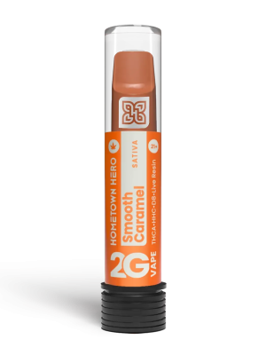 Hometown Hero THCA Live Resin Disposable - Smooth Caramel - 2g