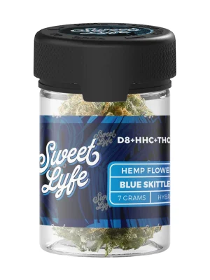 Sweet Lyfe Hemp Flower D8+HHC+THCP - 7g - Blue Skittlez - Hybrid